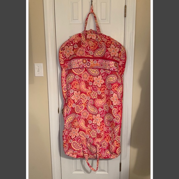 Vera Bradley Handbags - Vera Bradley Garment Bag Raspberry Fizz